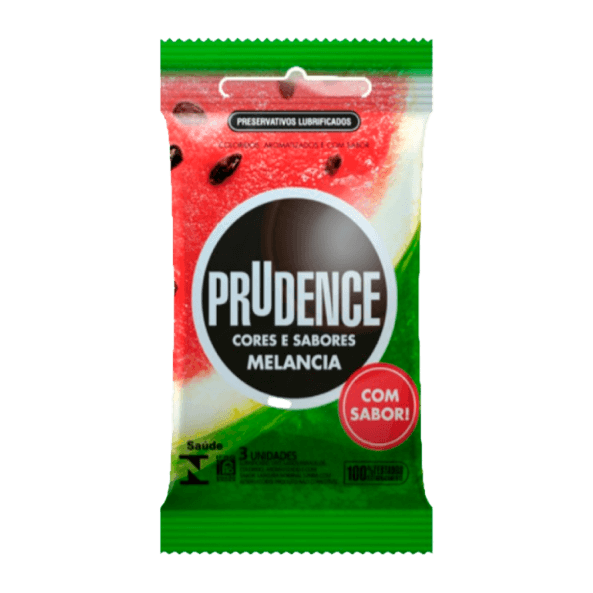 PRESERVATIVO PRUDENCE C & S MELANCIA 3 UN