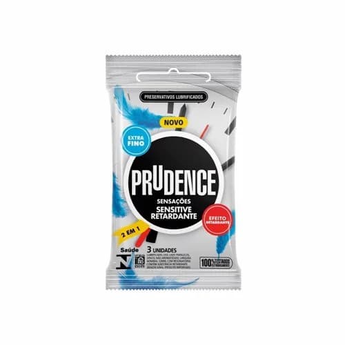 PRESERVATIVO PRUDENCE SENSACOES SENSITIVE 3 UN