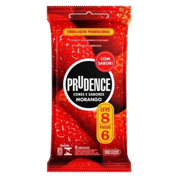 PRESERVATIVO PRUDENCE MORANGO  L8P6UN