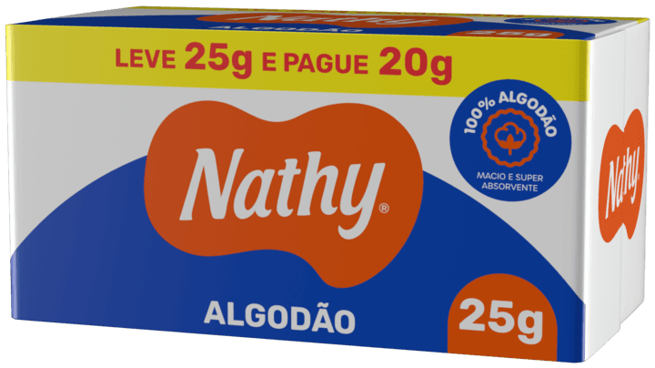 ALGODAO NATHY 025GR CAIXA 