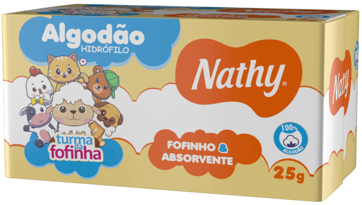 ALGODÃO NATHYBABY CAIXA 25GR