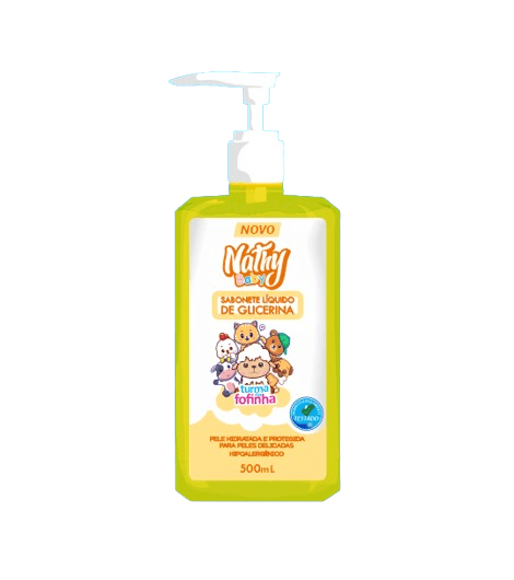 SAB LIQ GLICERINA TURMA DA FOFINHA NATHYBABY 500ML