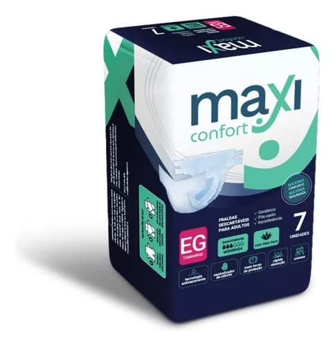 FRALDA MAXI CONFORT EG 10X7UN