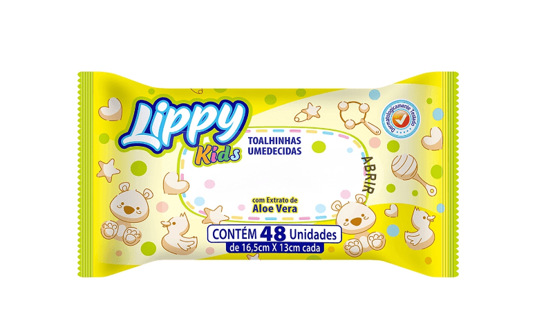 LENCO UMEDECIDO LIPPY KIDS 48UN