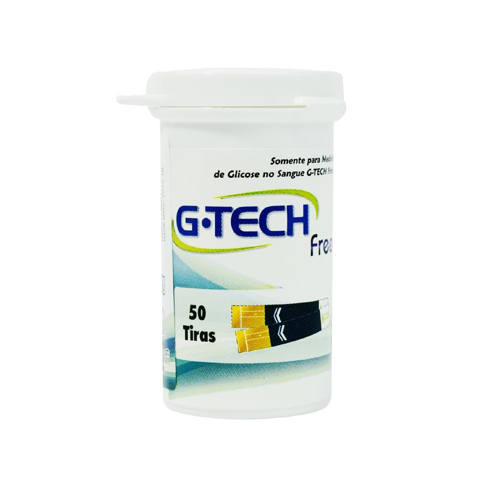 TIRAS REAGENTES G-TECH FREE1 50 UN