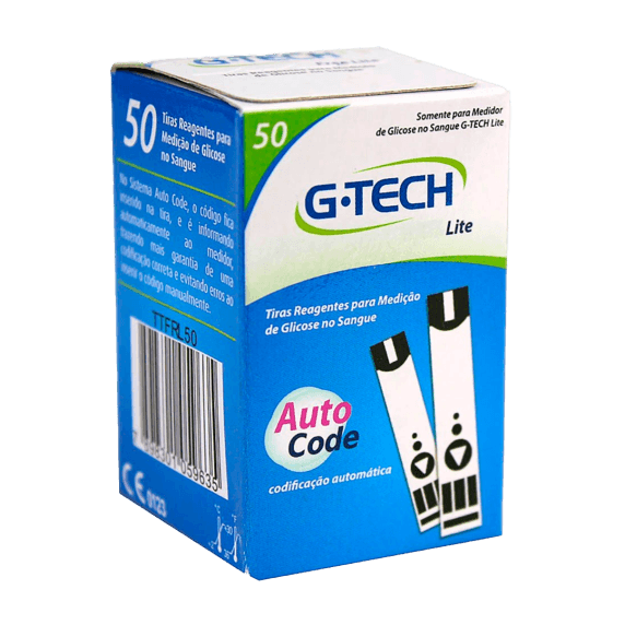 TIRAS REAGENTES G-TECH FREE LITE 50 UN