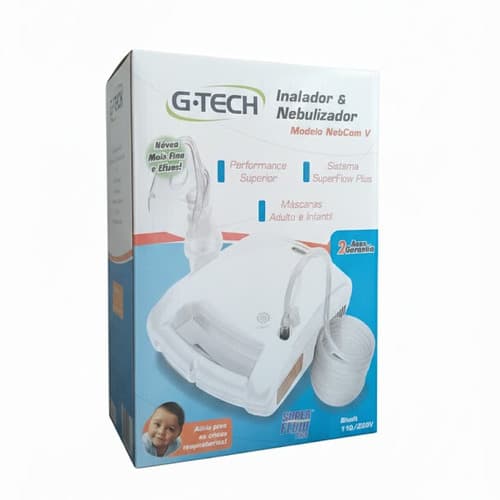 INALADOR G-TECH NEBCOM V BRANCO