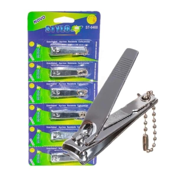 CORTADOR DE UNHAS STYLO CARTELA 6UN