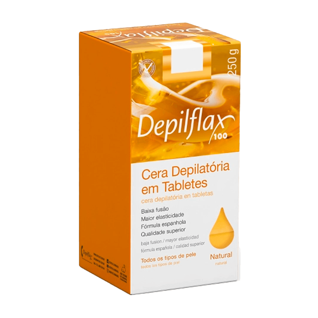 CERA DEPILATORIA DEPILFLAX 0250MG QUENTE NATURAL