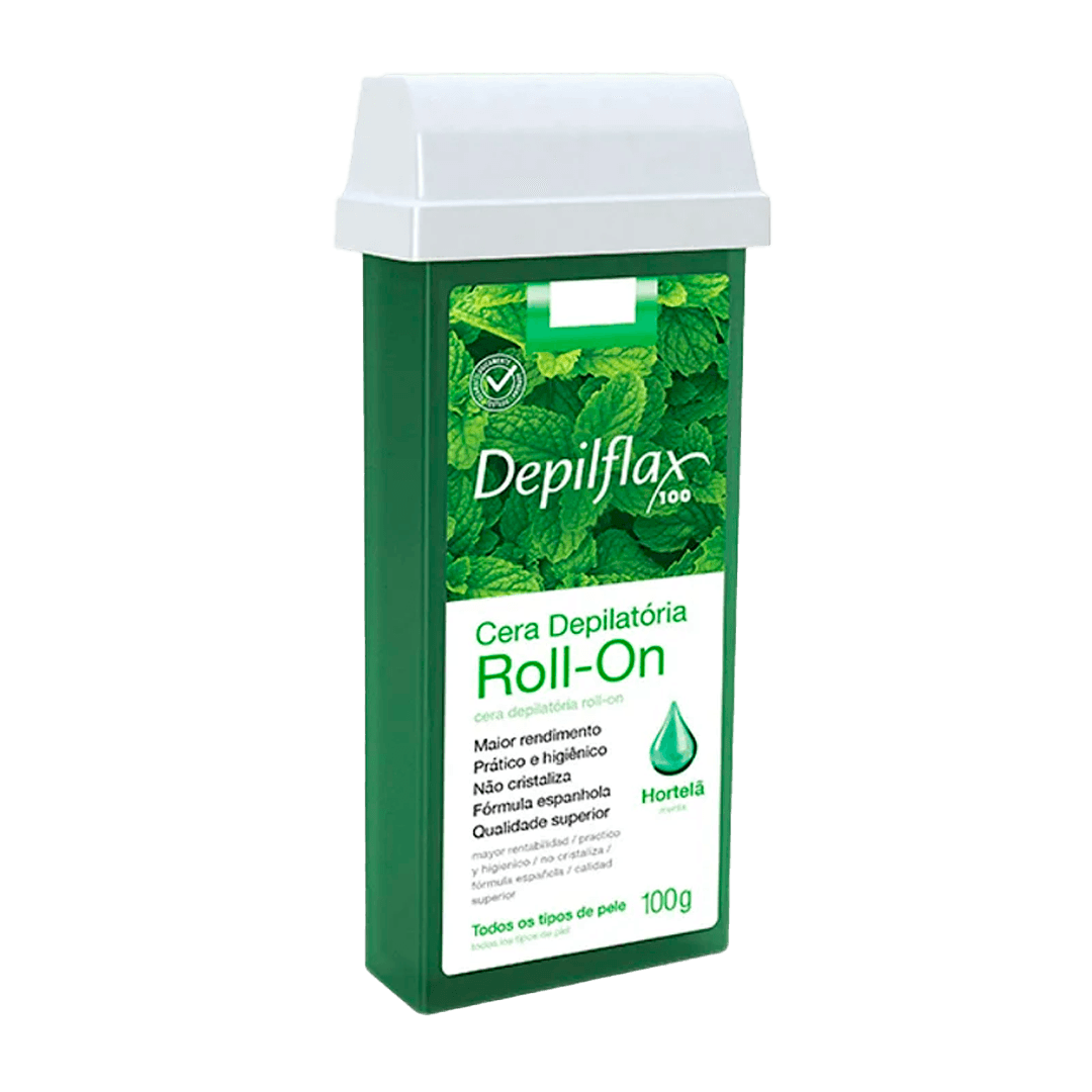 CERA DEPILATORIA DEPILFLAX 100G ROLL-ON HORTELA 