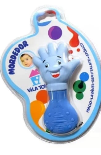 MORDEDOR VILA TOY MAOZINHA AZUL REF 042