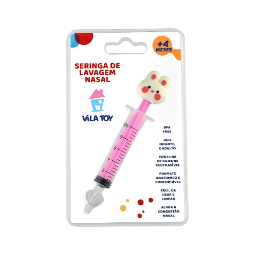 SERINGA NASAL VILA TOY COELHO