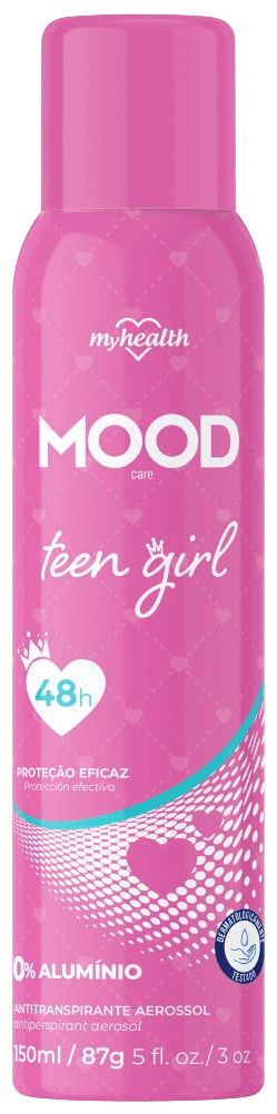 DESODORANTE MOOD AEROSSOL 48H TEEN GIRL 150ML 