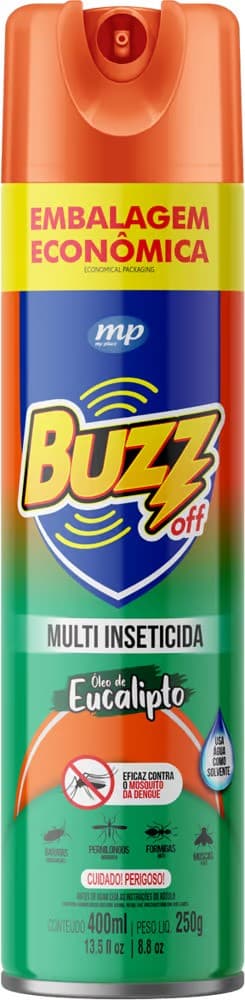 INSETICIDA BUZZ OFF MULTI EUCALIPTO 400ML