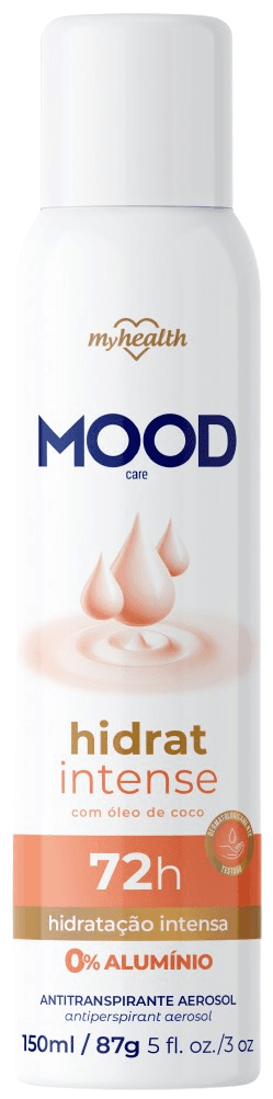 DESODORANTE MOOD AEROSSOL 72H MEN HIDRAT INTENSE 150ML 