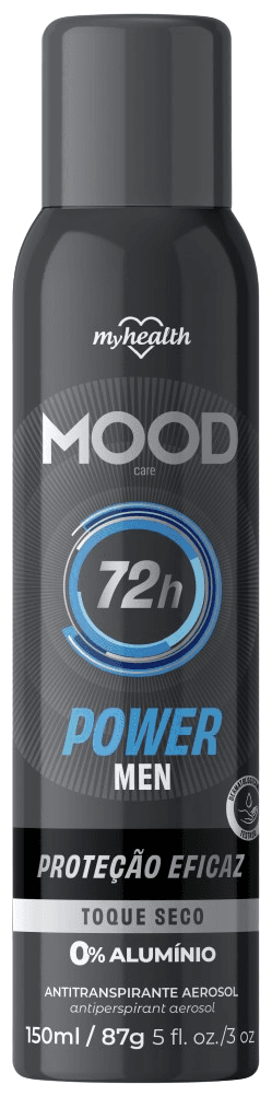 DESODORANTE MOOD AEROSSOL 72H MEN POWER 150ML