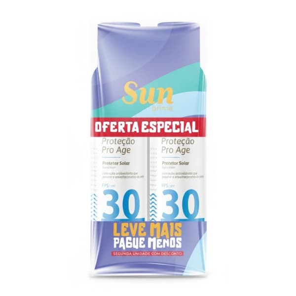 KIT PROTETOR SOLAR SUN PRIME AERO FPS30 2X150ML