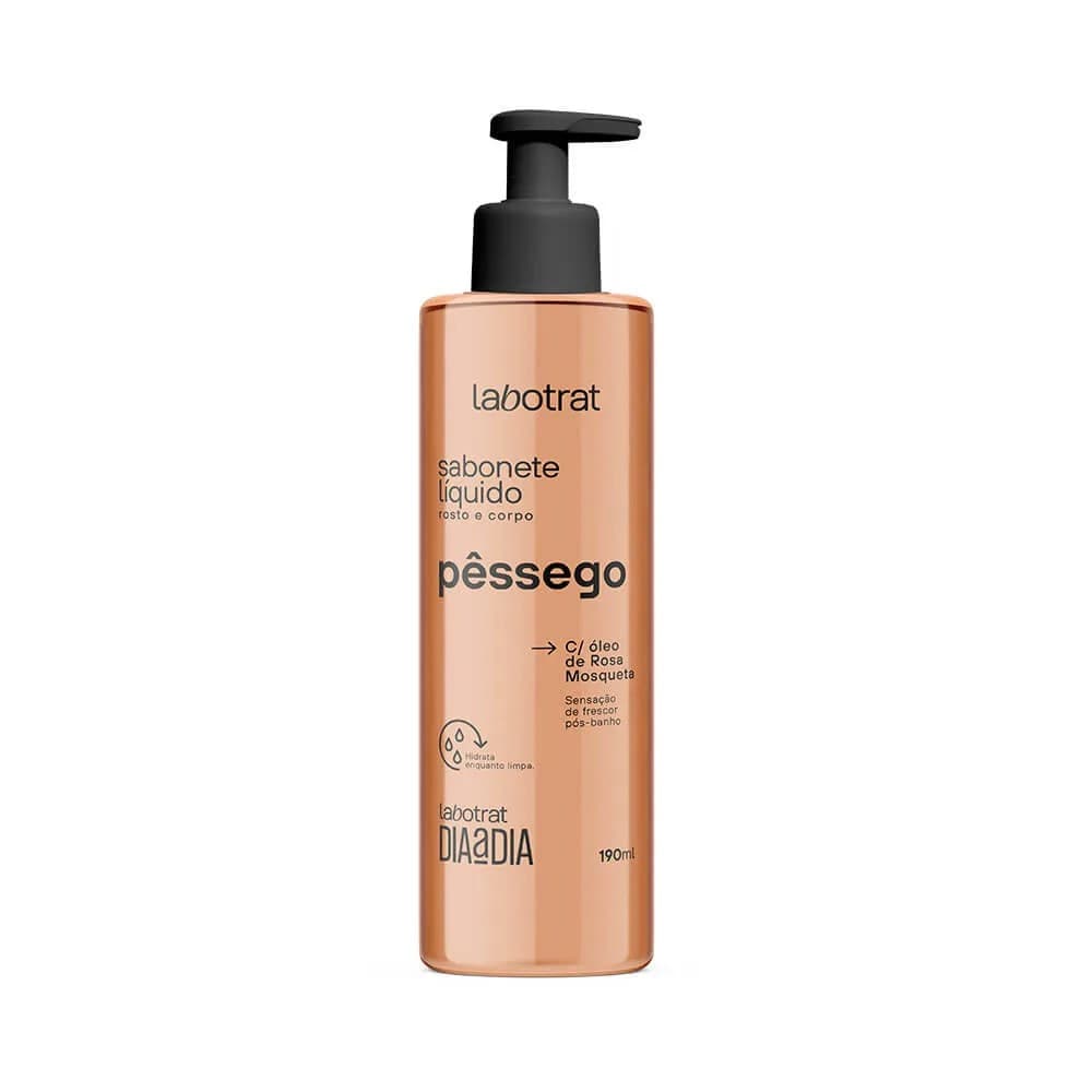 SABONETE LIQUIDO LABOTRAT PESSEGO 190ML