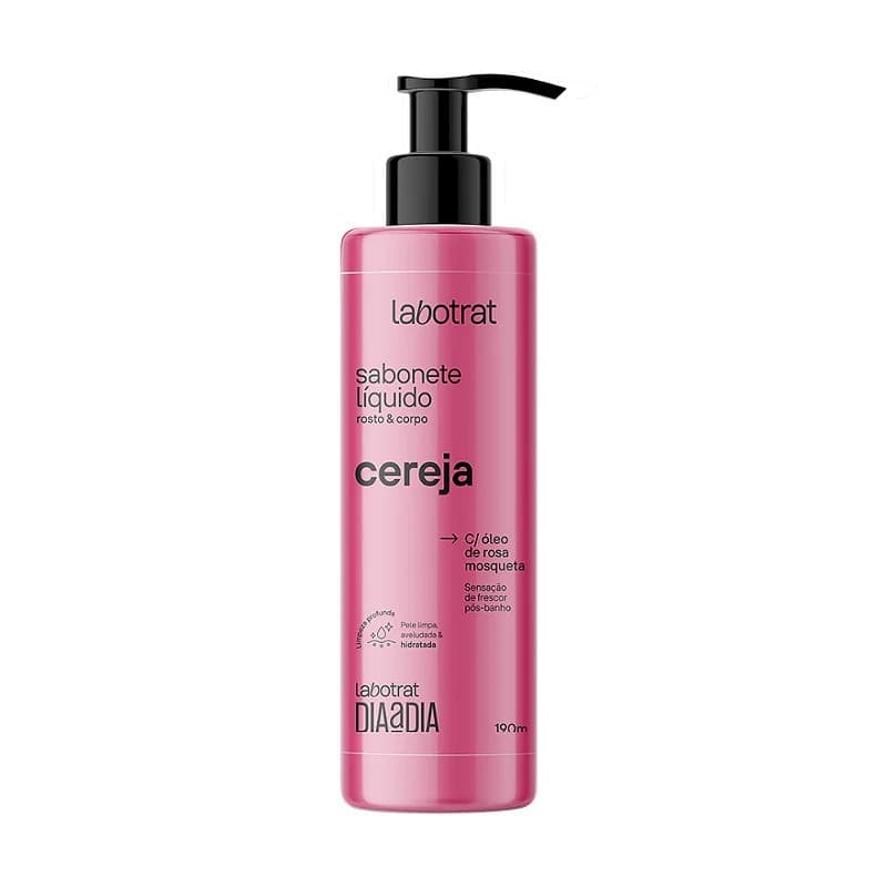 SABONETE LIQUIDO LABOTRAT CEREJA 190ML