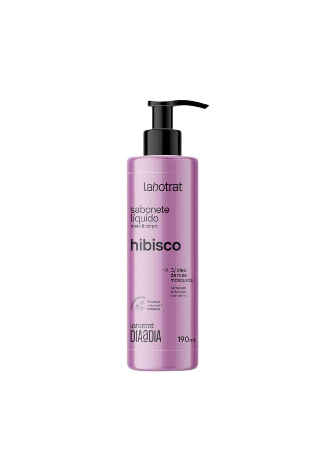 SABONETE LIQUIDO LABOTRAT HIBISCO 190ML