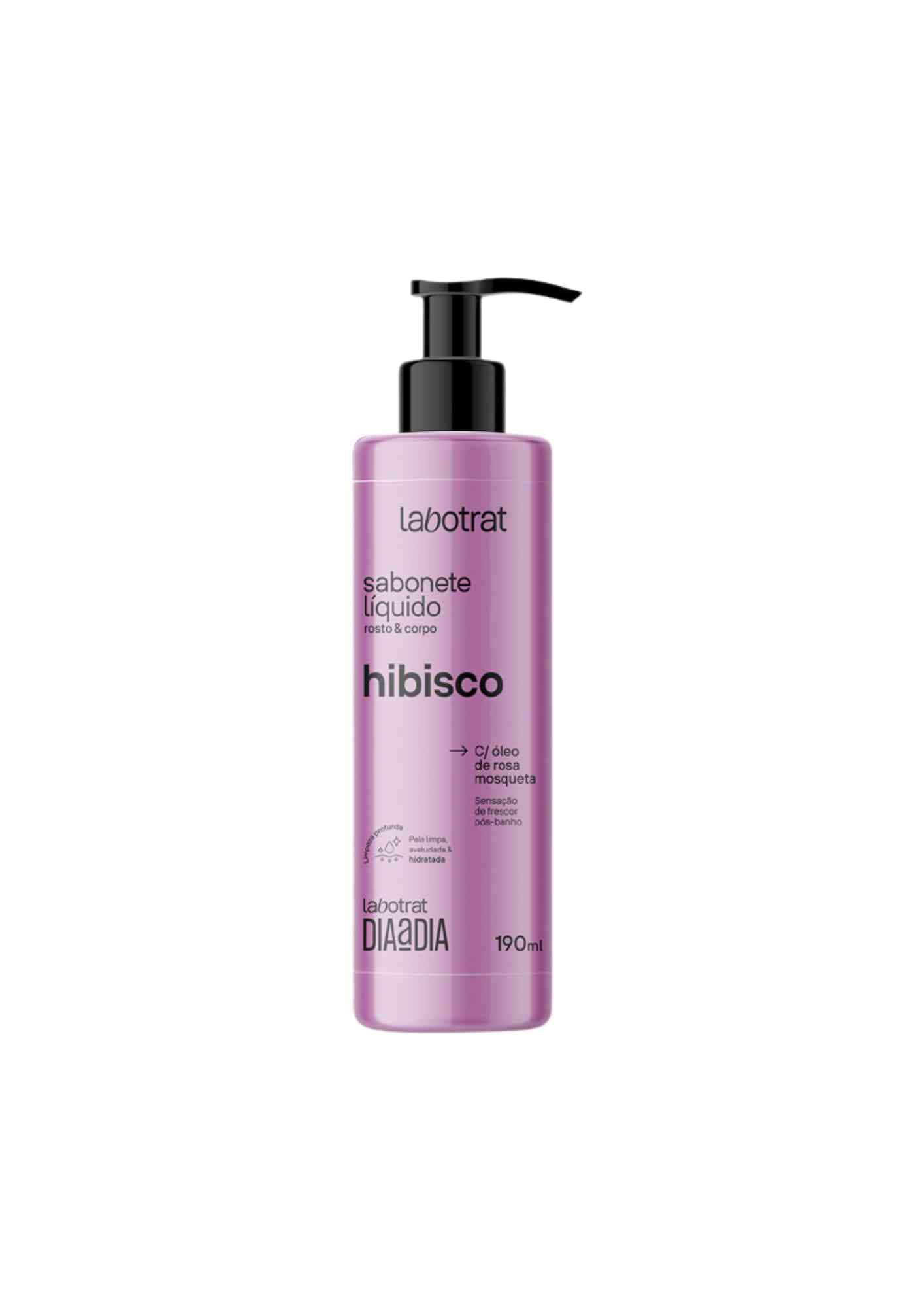SABONETE LIQUIDO LABOTRAT HIBISCO 190ML