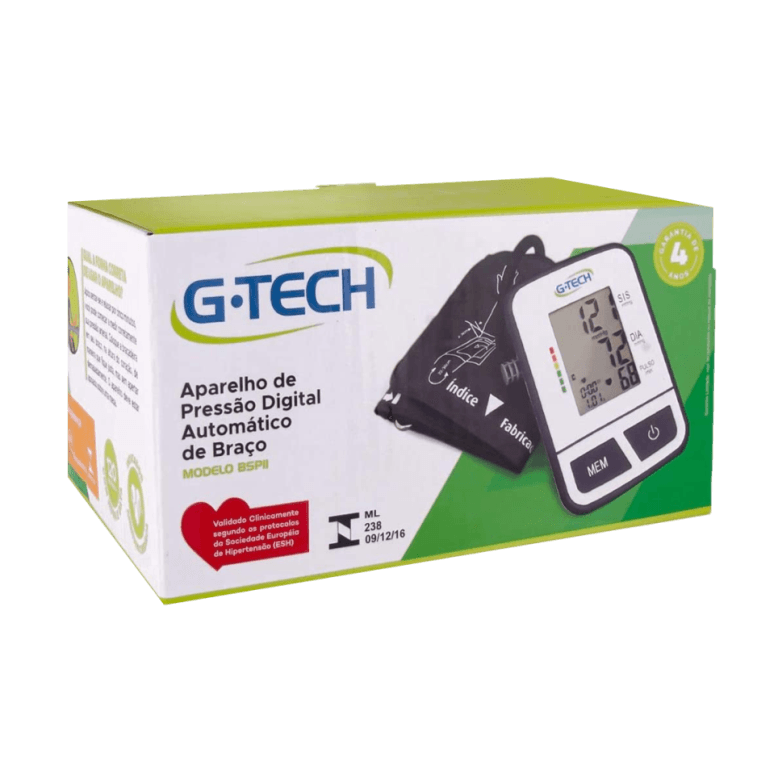 APARELHO DE PRESSAO G-TECH DIGITAL BRACO AUTOMATICO 
