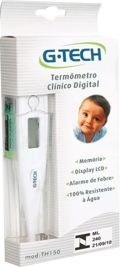 TERMOMETRO G-TECH DIGITAL BRANCO TH1027 1 UN
