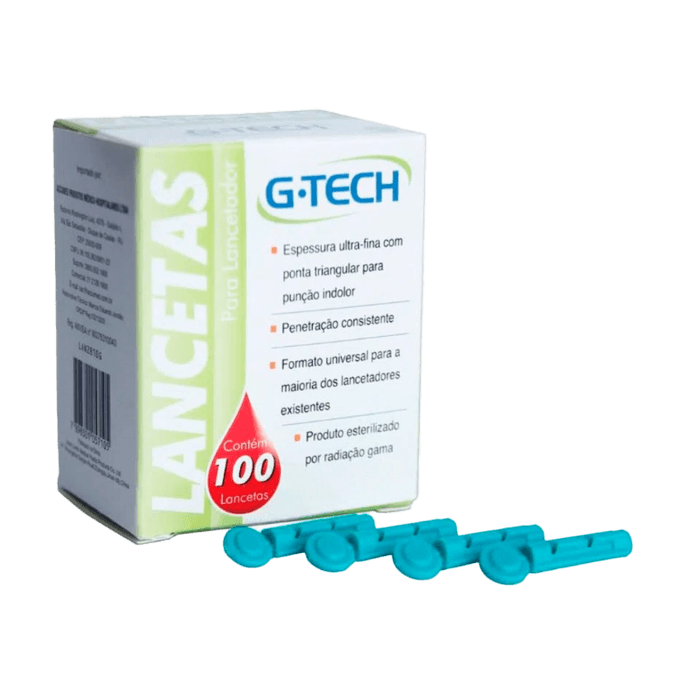 LANCETAS G-TECH 28G C/100