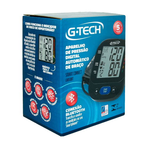 APARELHO DE PRESSAO G-TECH DIGITAL BRACO LA850