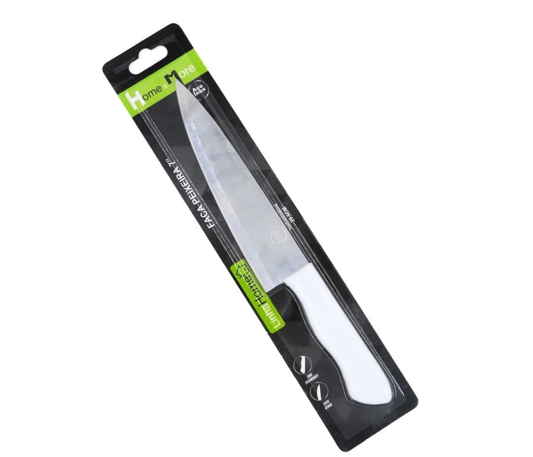 FACA DE ACO INOX COM CABO PLASTICO 7 HM462