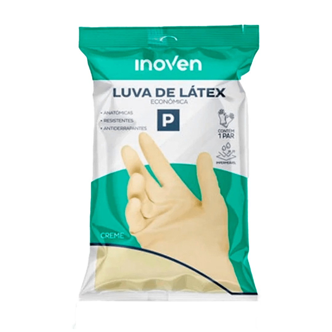 LUVA INOVEN LIMPEZA CREME P 1 PAR