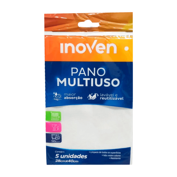 PANO MULTIUSO INOVEN BRANCO 5 UN