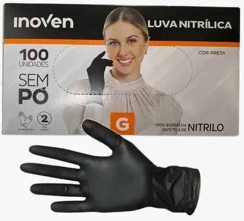 LUVA PROC DESCARPACK VINIL P 100 UN 
