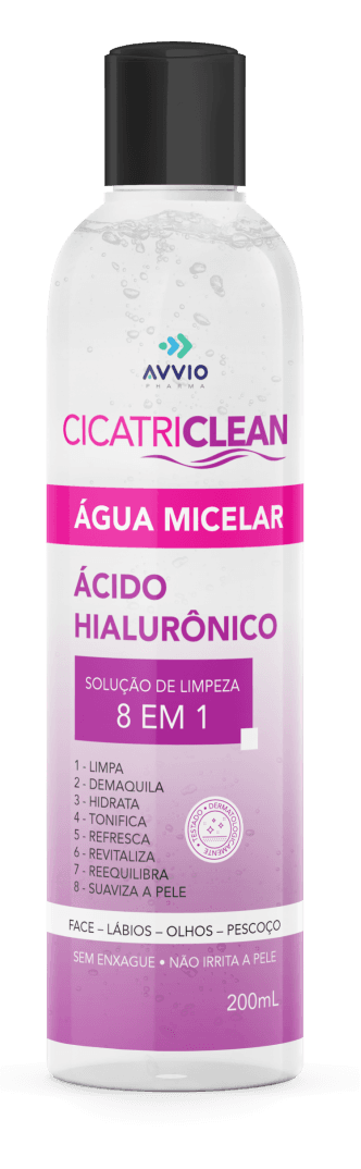 ÁGUA MICELAR CICATRICLEAN AVVIO 200ML