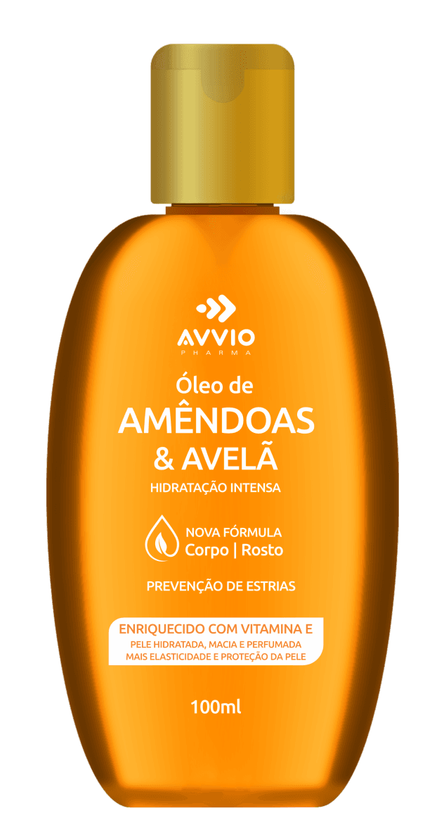 ÓLEO DE AMENDOAS & AVELÃ AVVIO 100ML