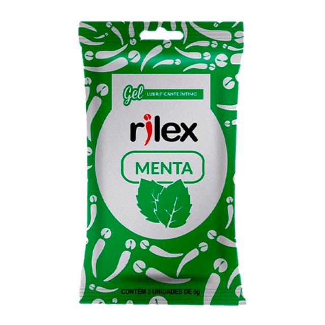 GEL LUBRIFICANTE RILEX MENTA 3 X  5GR