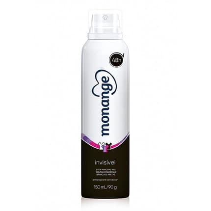 DESODORANTE MONANGE AEROSSOL INVISIVEL 150ML 