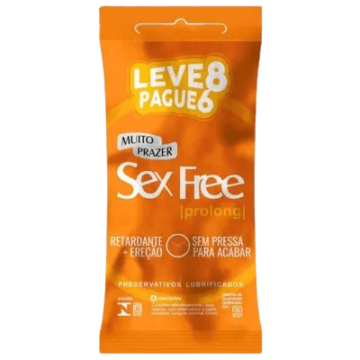 PRESERVATIVO SEX FREE PROLONG L8P6UN