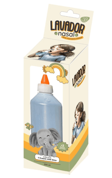 GARRAFA LAVAGEM NASAL 3B 300ML