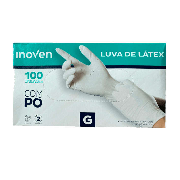 LUVA PROC DESCARPACK VINIL P 100 UN 