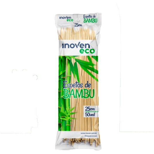 ESPETINHO DE BAMBU INOVEN 25CM 50UN