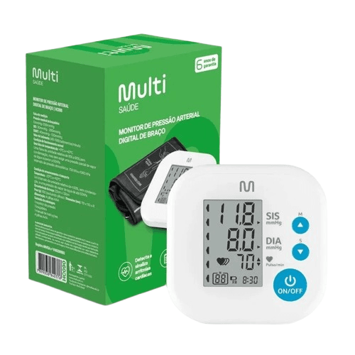 APARELHO DE PRESSAO MULTILASER DIGITAL BRACO  HC090