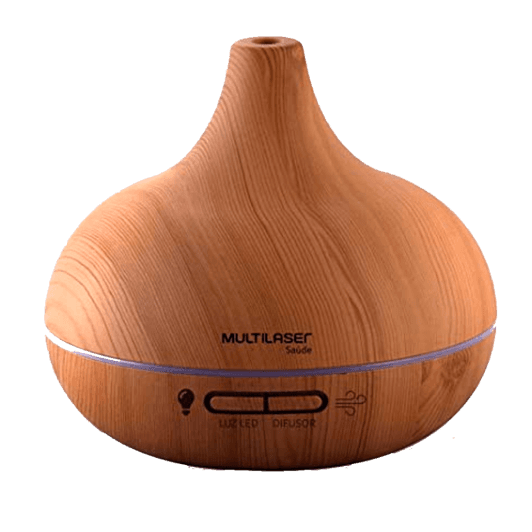 DIFUSOR AROMAS AMADEIRADO COM ILUMI LED HC218